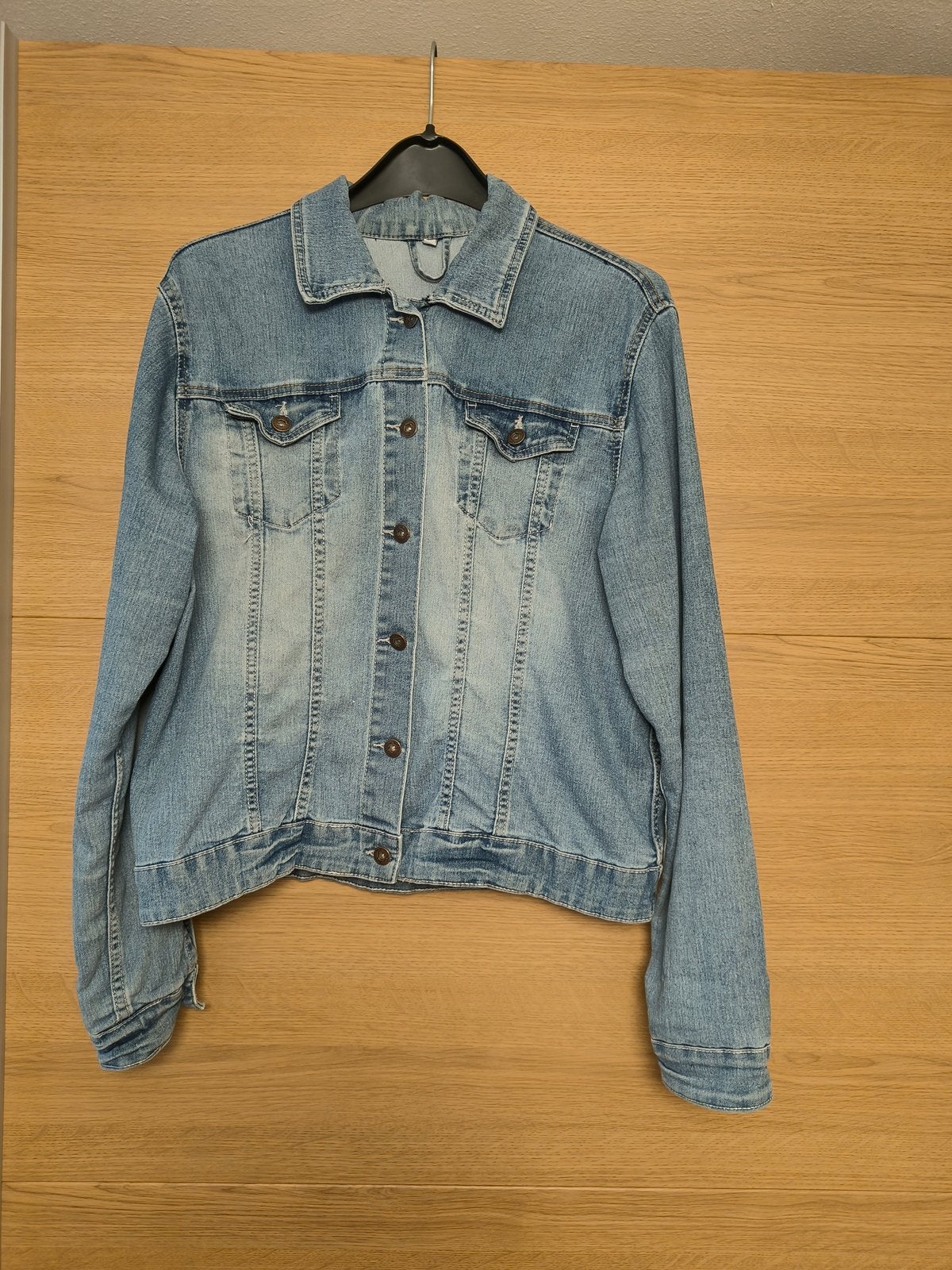 Spijkerjas, Ophalen of Verzenden, Gedragen, Maat 46/48 (XL) of groter, Blauw