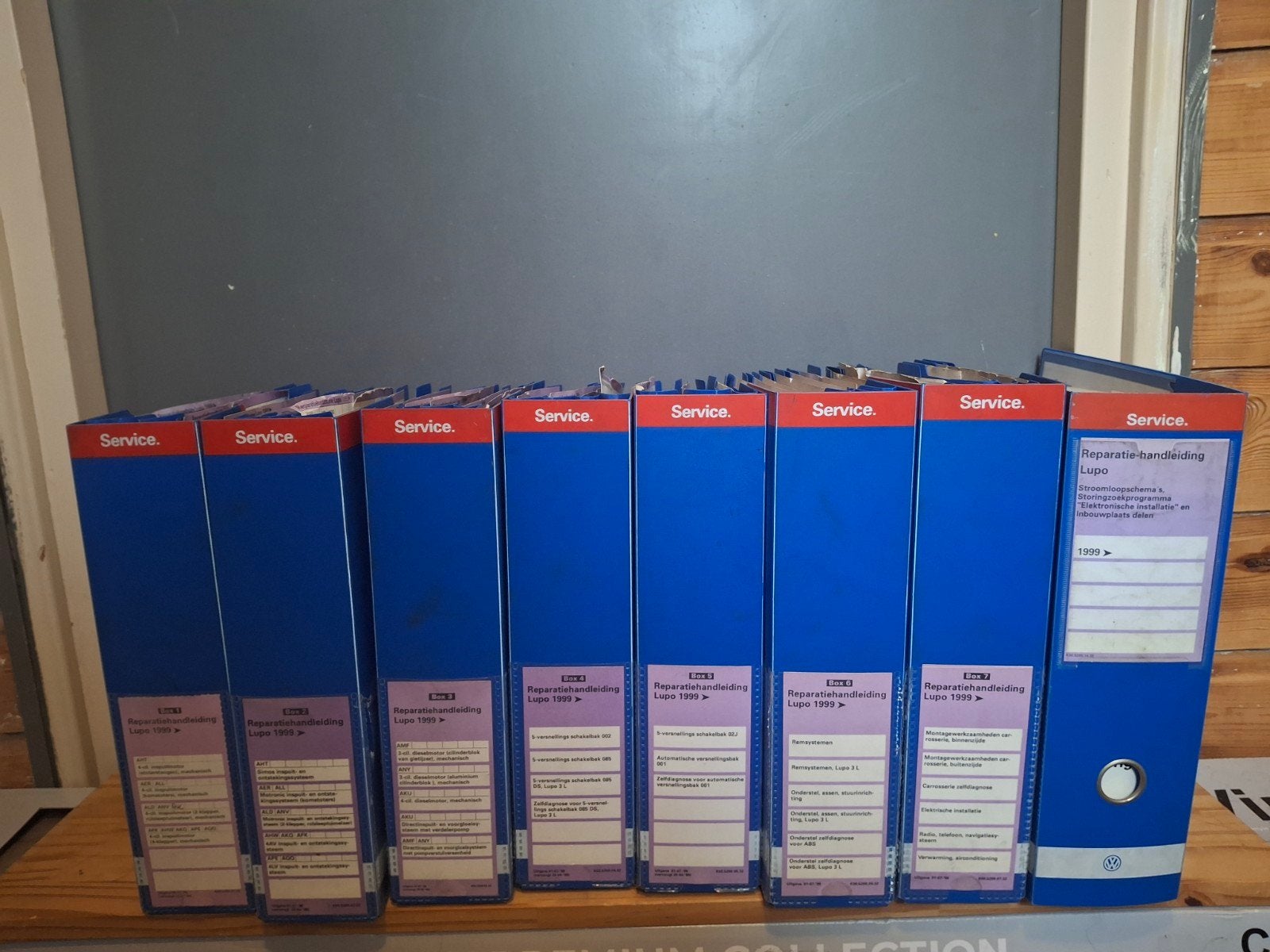 Volkswagen Lupo 1999 Reparatiehandleiding Set (8 delen), Ophalen