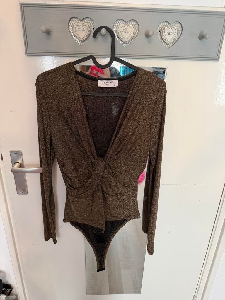Body maat M, Kleding | Dames, Ophalen of Verzenden, Zo goed als nieuw, Zwart, Zonder mouw