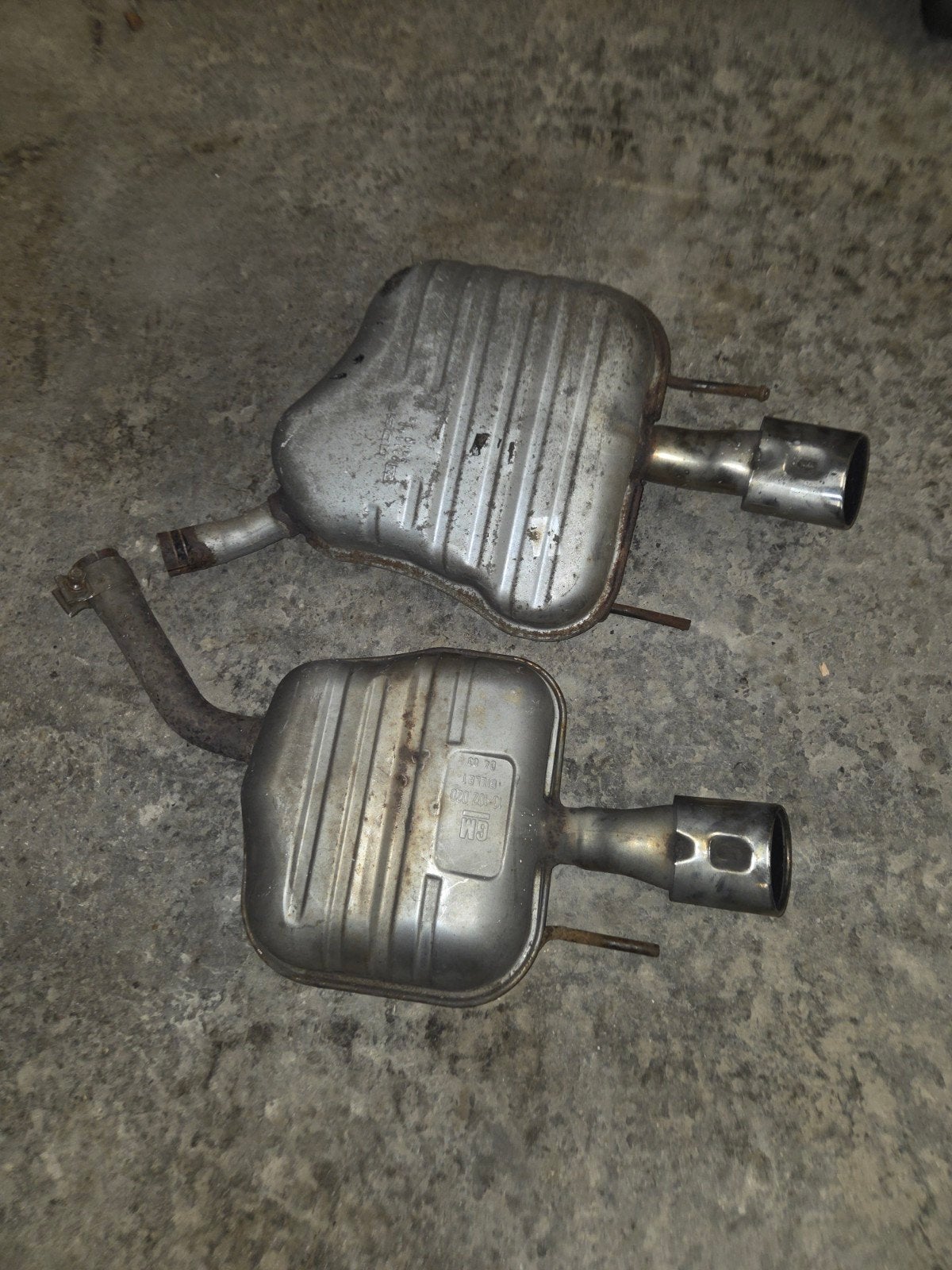 Vectra 3.2 einddempers, Auto-onderdelen, Uitlaatsystemen, Ophalen, Opel