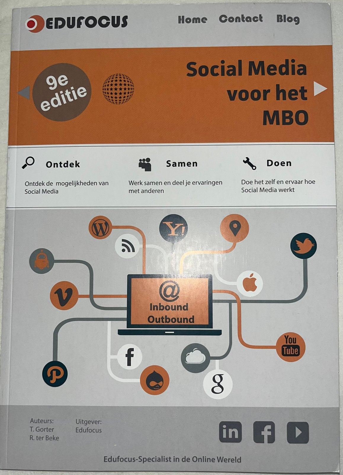 Theorieboek Social Media voor het MBO, Ophalen of Verzenden, Zo goed als nieuw, Tim Gorter; René Ter Beke, Nederlands
