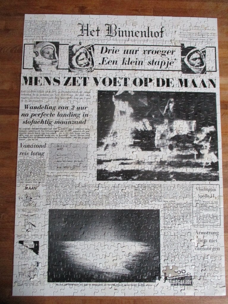 Maanlanding Het Binnenhof puzzle puzzel 1969 Apollo 11, Ophalen of Verzenden