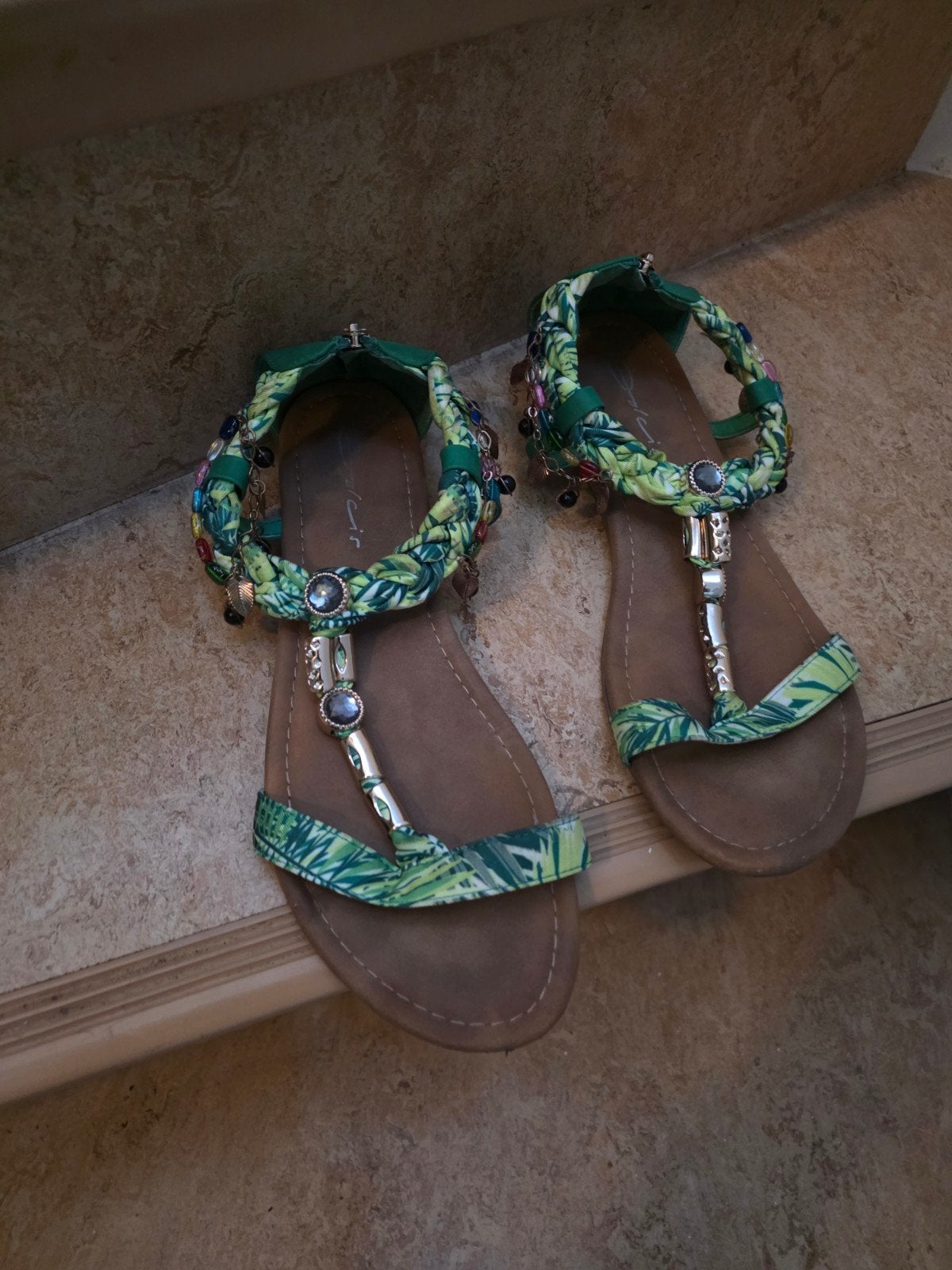 Dolcis sandalen mt 43, Dolcis, Gedragen, Groen, Sandalen of Muiltjes
