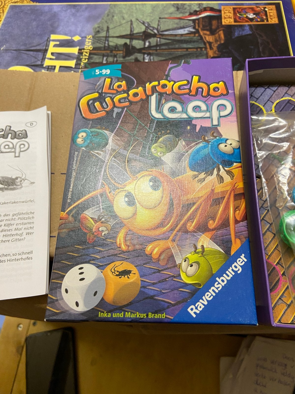 La Cucaracha Loop bordspel van Ravensburger, Drie of vier spelers, Ophalen of Verzenden, Zo goed als nieuw