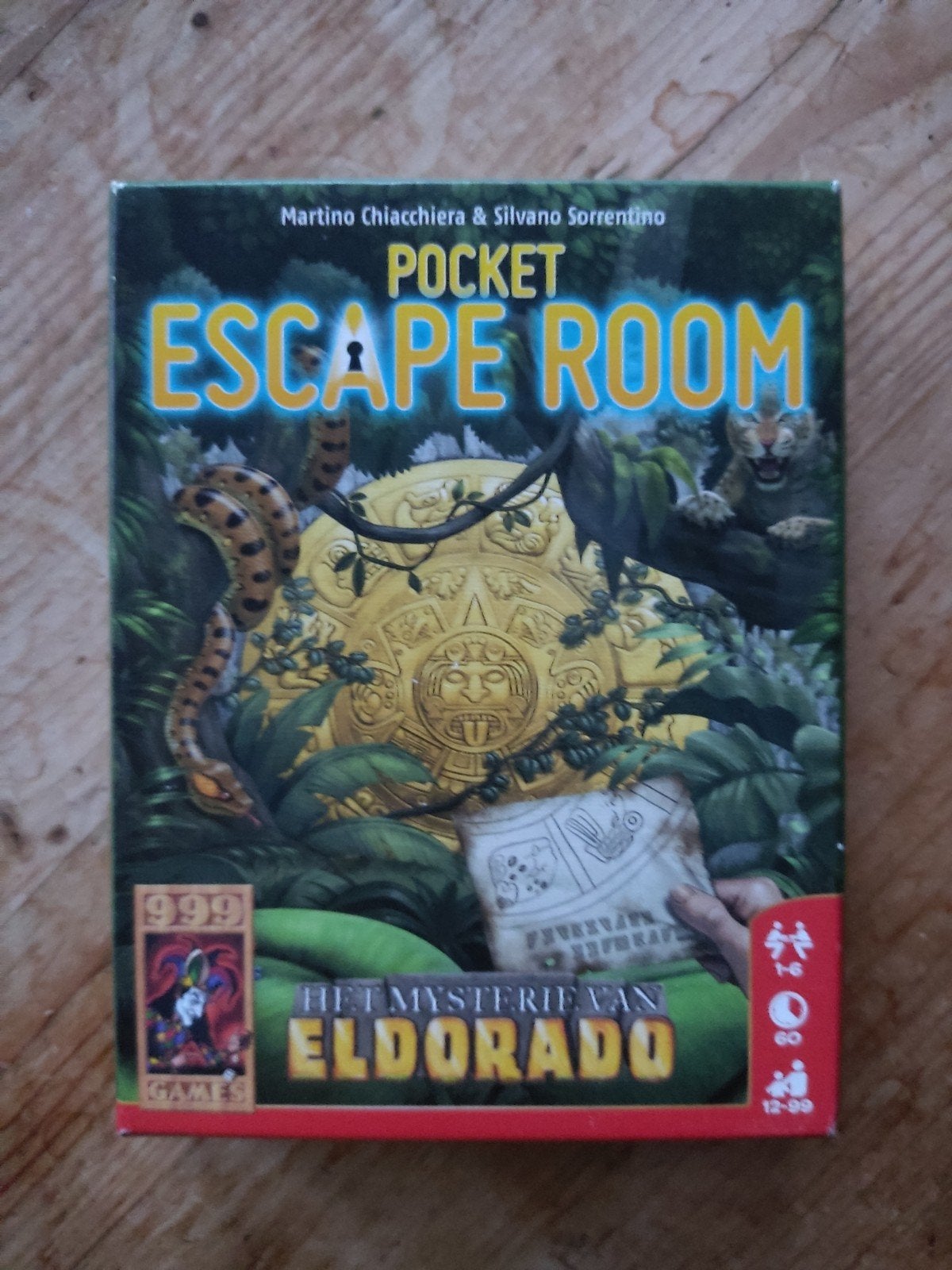 999 games Pocket Escape Room: Het Mysterie van El Dorado, Hobby en Vrije tijd, Gezelschapsspellen | Bordspellen, Ophalen, Zo goed als nieuw