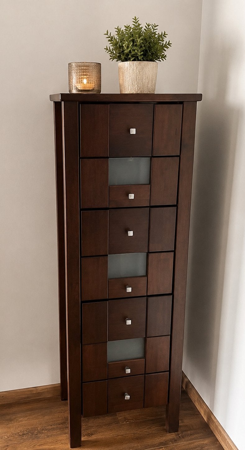 Hoge ladekast, Huis en Inrichting, Kasten | Ladekasten, Ophalen, 5 laden of meer, 100 tot 150 cm, 50 tot 100 cm