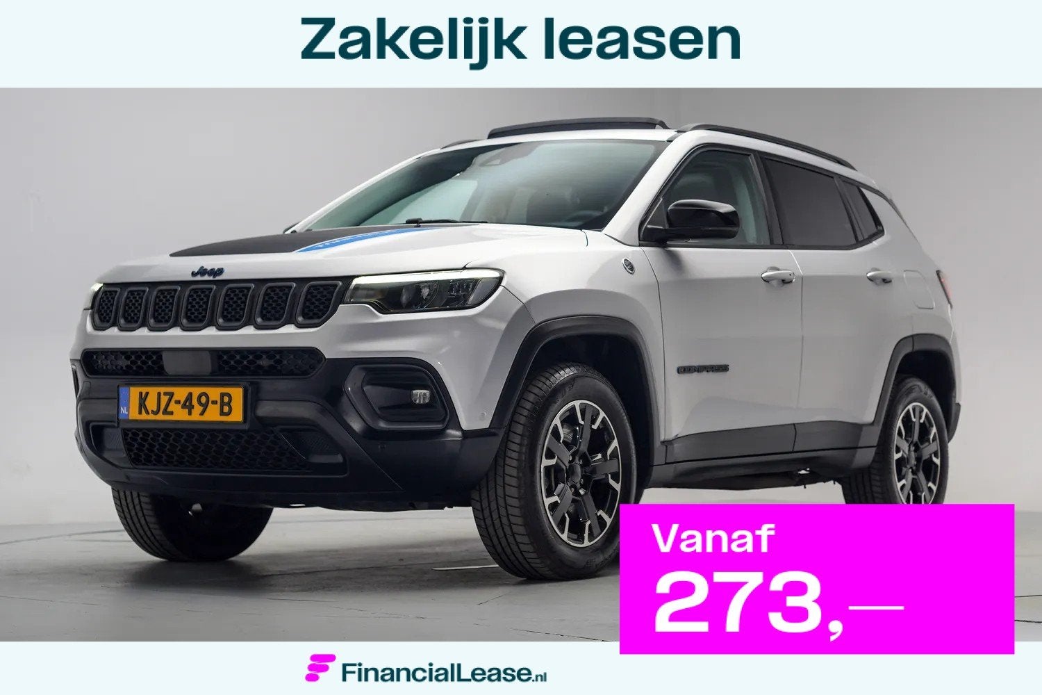 Jeep Compass 4xe 240 Plug-in Hybrid Trailhawk [ Panorama Nav, Automaat, 4 cilinders, Bedrijf, Hybride Elektrisch/Benzine