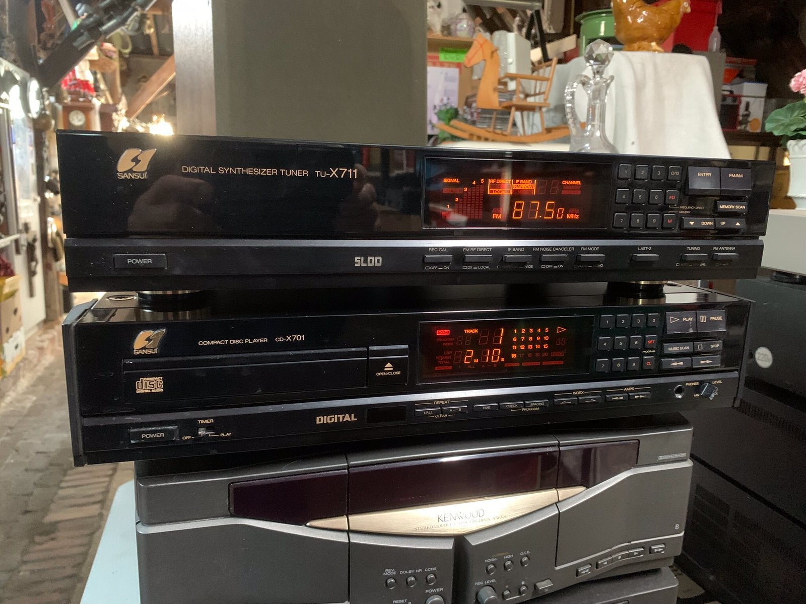Sansui CD - X701, Ophalen, Zo goed als nieuw, Overige merken