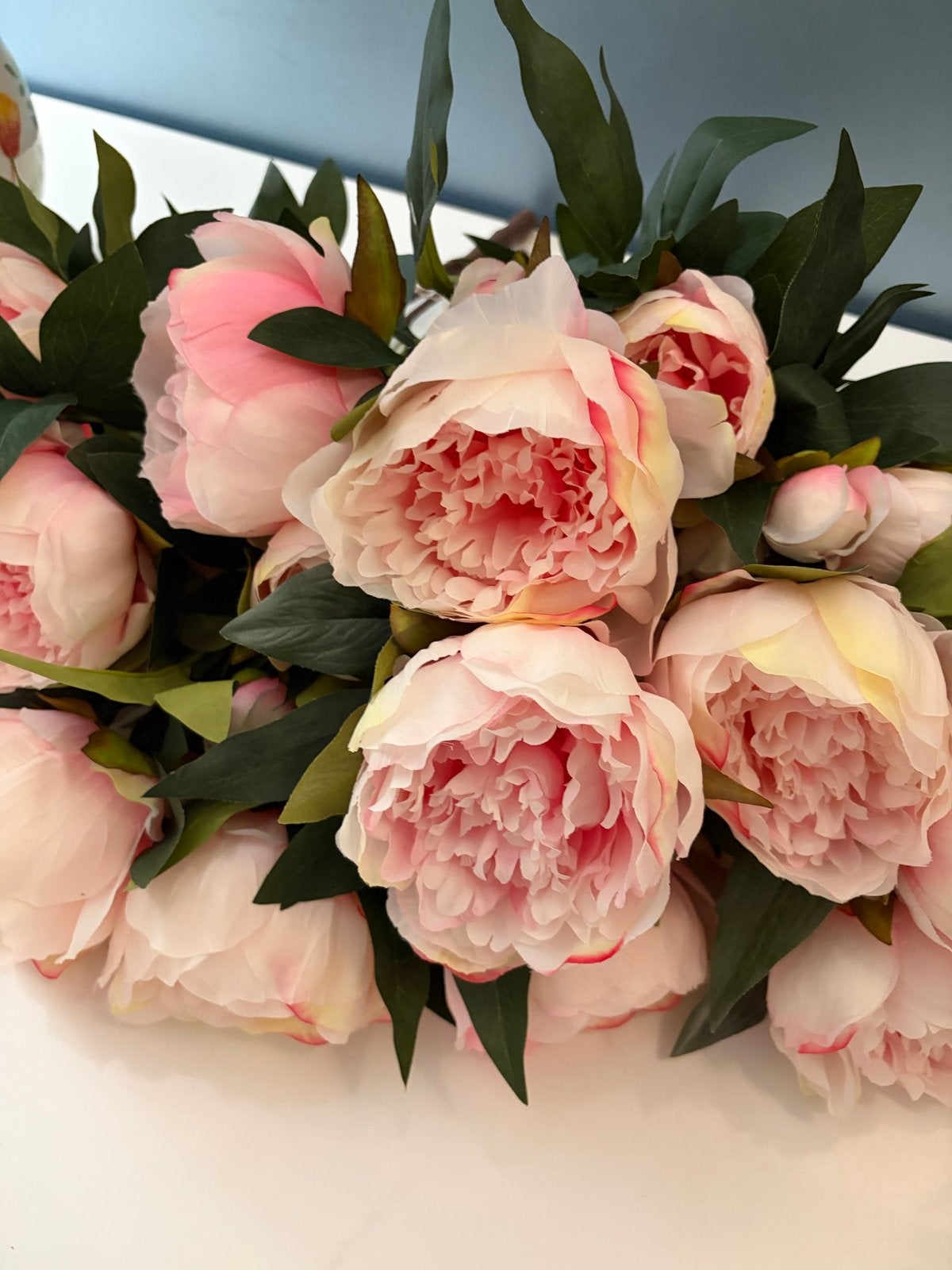Countryfield Kunstbloem Pioenroos Roze - Nieuw, Ophalen, Binnen, Roze, Kunstbloem