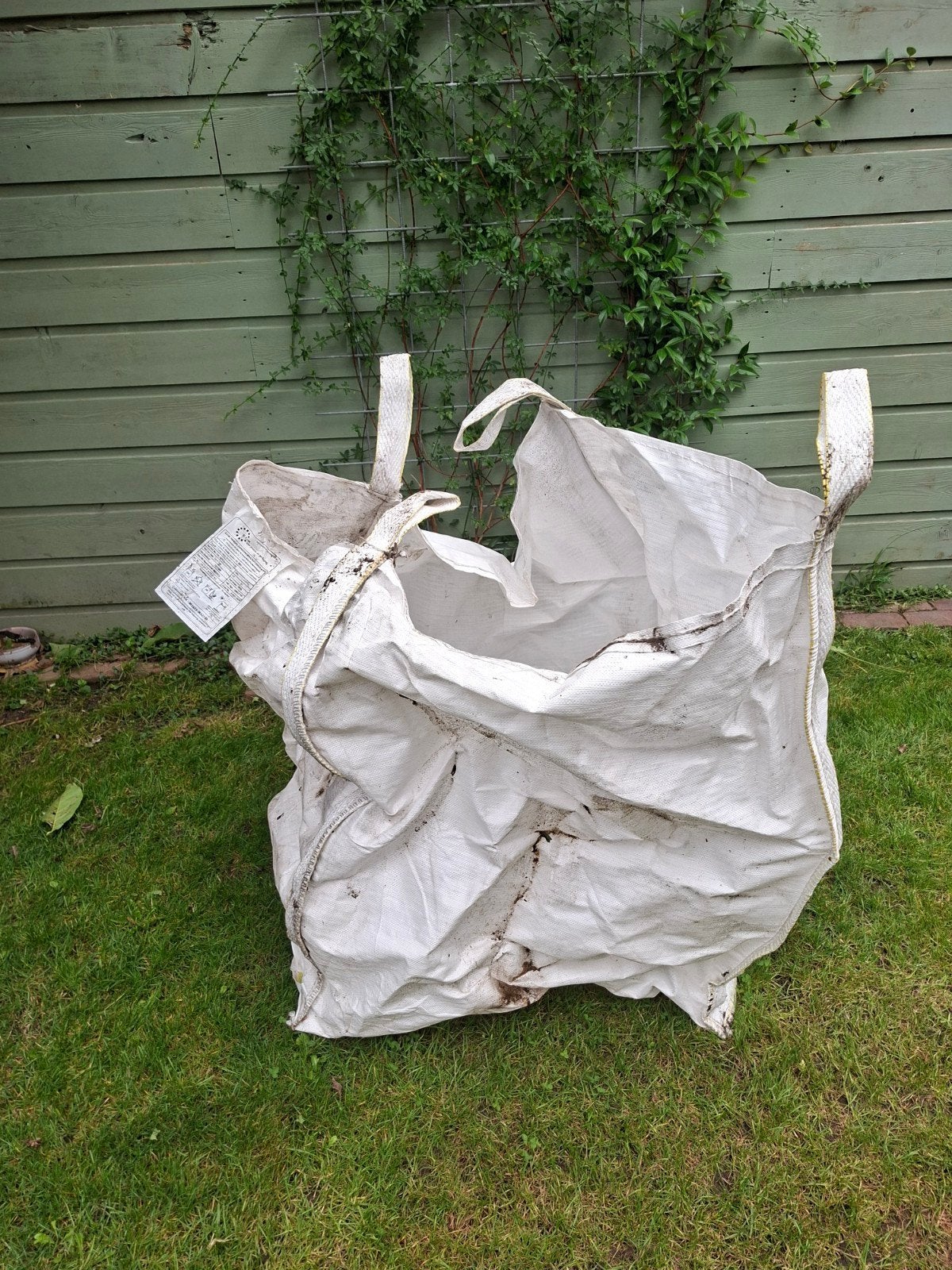 big bag 1m3 - wit, Ophalen, Zo goed als nieuw, Overige typen