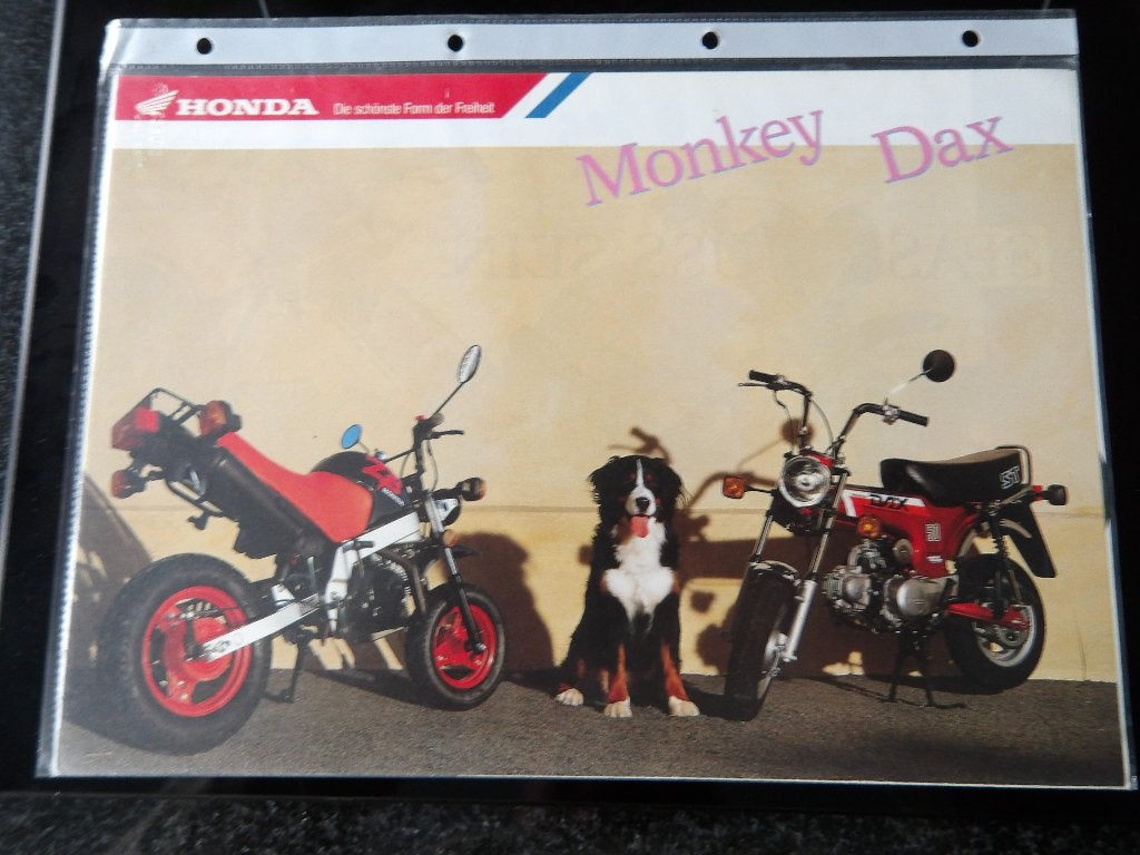 Honda Monkey Dax brochure - De schoonste vorm van vrijheid, Fietsen en Brommers, Ophalen of Verzenden, Zo goed als nieuw