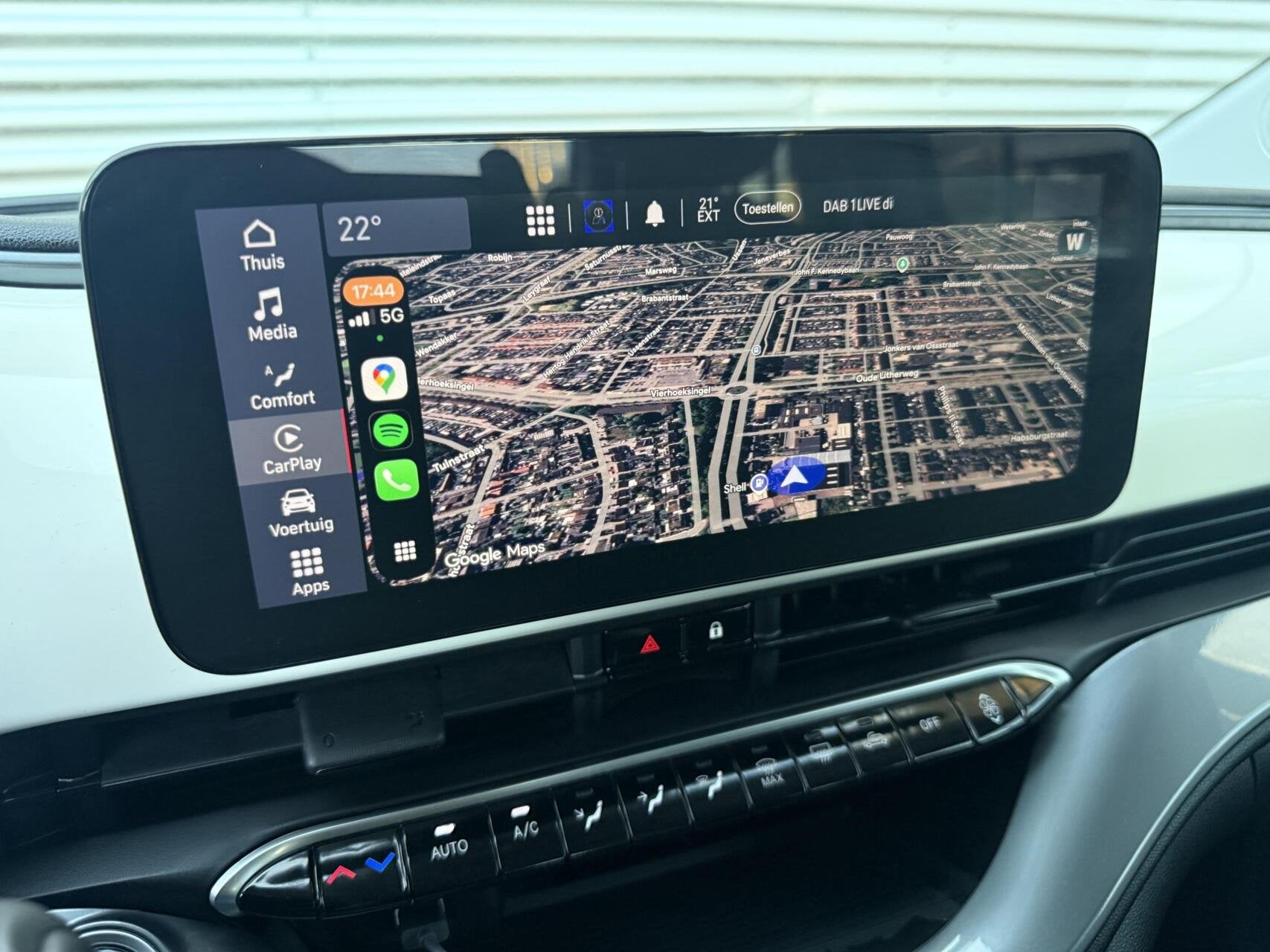 Fiat 500 24 kWh Navi Camera Carplay Led Cruise SOH 100% Eers, Dealer onderhouden, Stof, Gebruikt, 95 pk