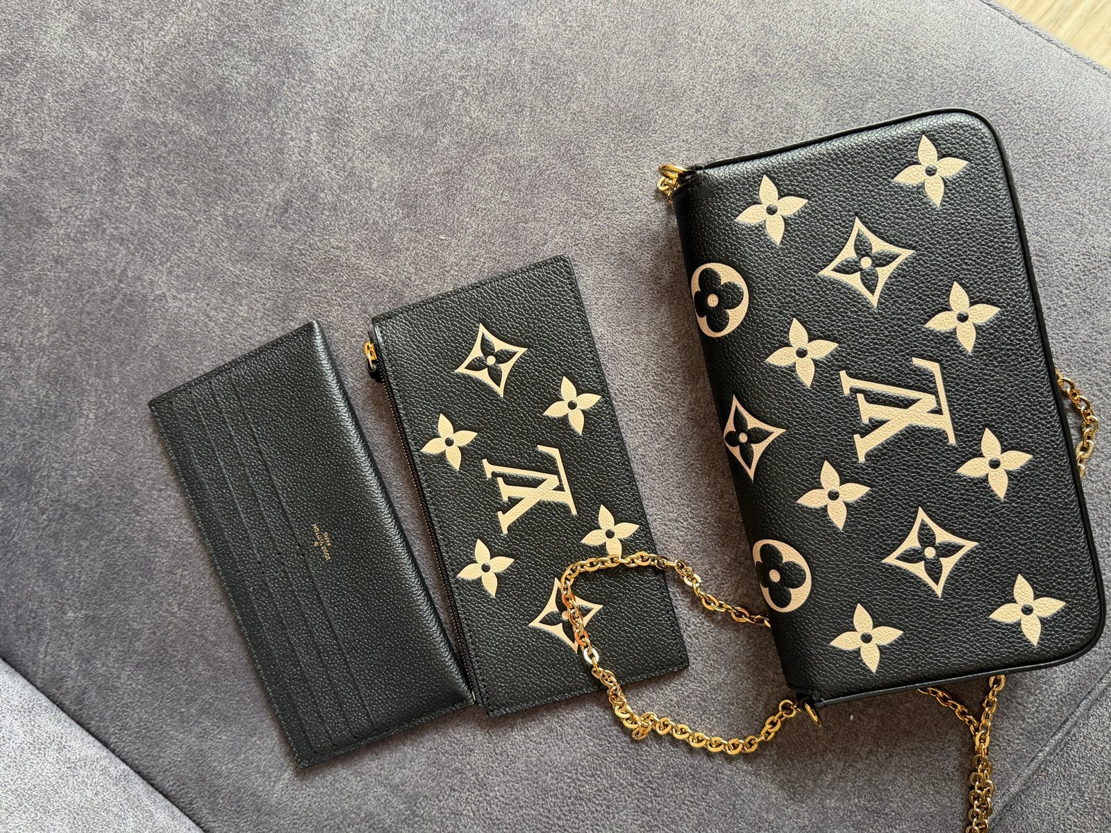 Louis Vuitton Félicie Pochette met doos en bon, Sieraden, Tassen en Uiterlijk, Tassen | Damestassen, Ophalen of Verzenden, Zo goed als nieuw