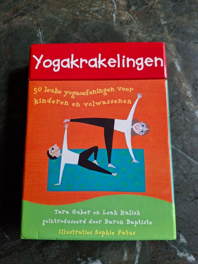 Yogakrakelingen, 50 yoga oefeningen/kaarten, Astrologie, Ophalen of Verzenden, Zo goed als nieuw, Instructieboek
