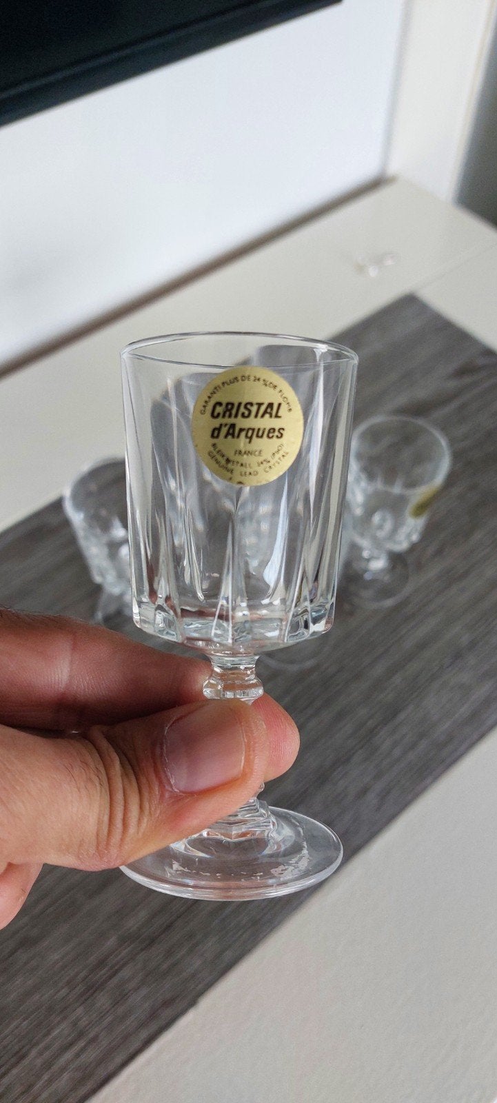 cristal d'Arques. 6 stuks., Ophalen of Verzenden, Overige typen