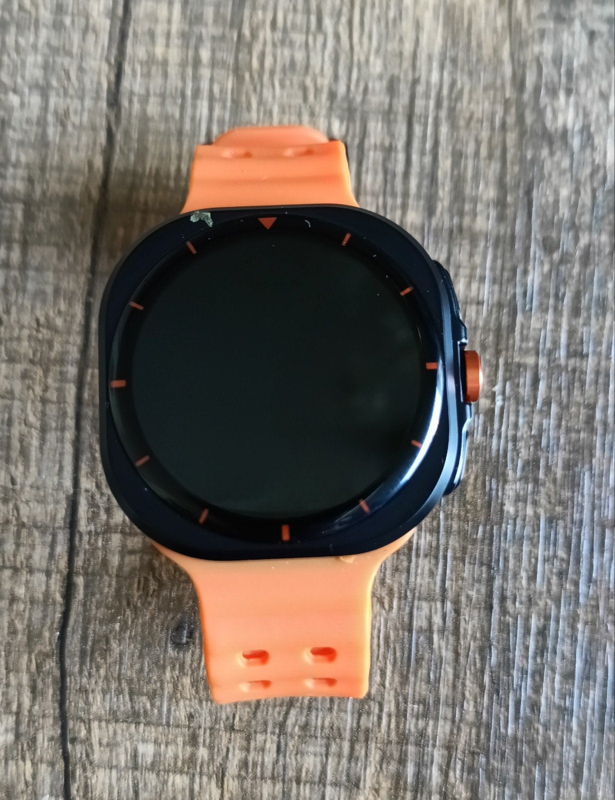S7 Ultra Smart Watch - Oranje met AMOLED scherm, S7 Ultra, Oranje, Ophalen of Verzenden, Zo goed als nieuw