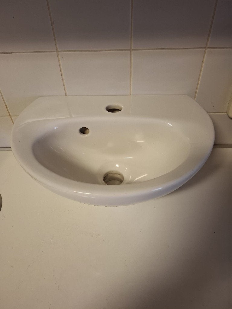 Wastafeltje - Plieger (Dune Alpin), Doe-het-zelf en Verbouw, Sanitair, Ophalen, Nieuw, Wastafel