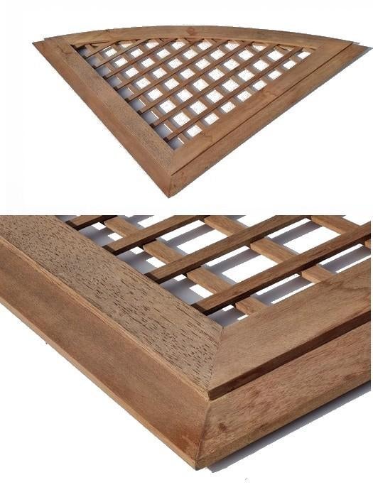 Hardhouten trellis raam, Ophalen, Overige typen, Nieuw, Hardhout