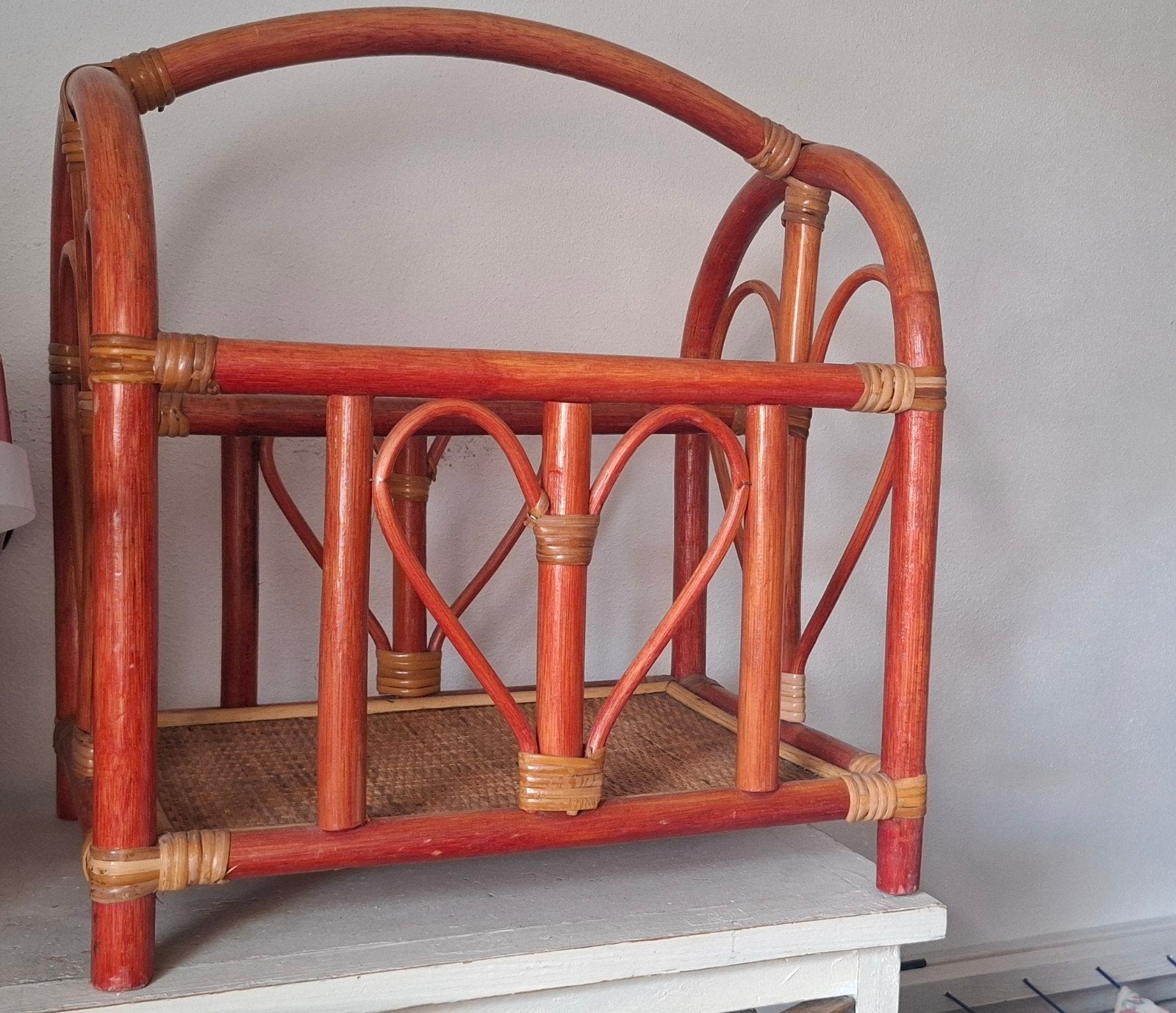 Rotan Lectuurbak / Lectuurmand, Huis en Inrichting, Ophalen of Verzenden