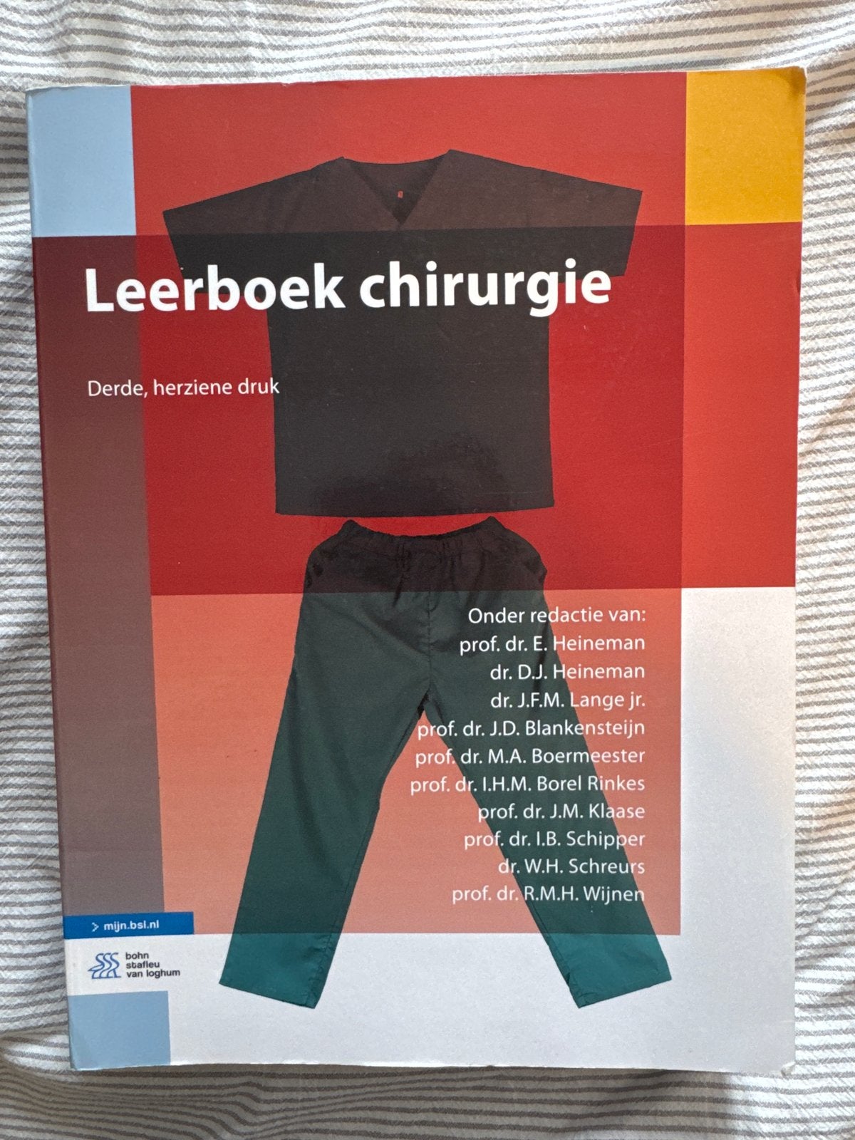 Leerboek chirurgie - Derde, herziene druk, Boeken, Ophalen of Verzenden, Beta, Zo goed als nieuw, WO