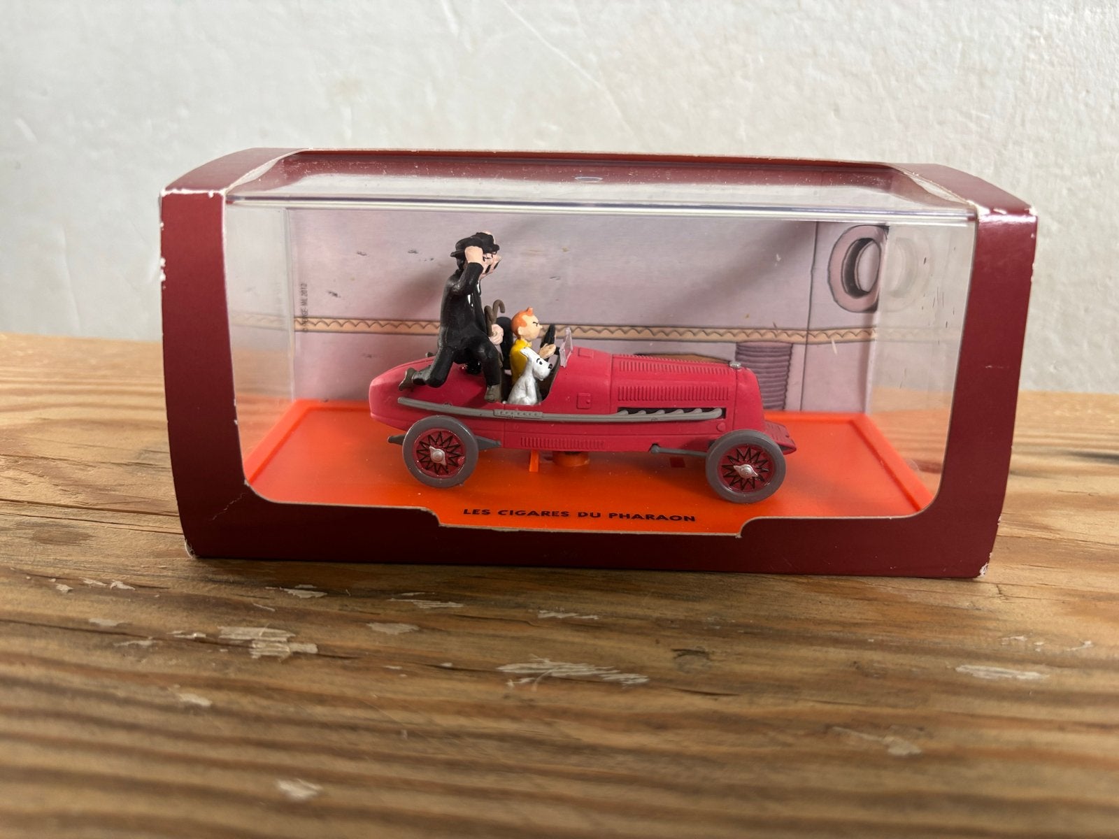 Kuifje - red racing car -De sigaren van de Farao, Ophalen of Verzenden, Zo goed als nieuw, 1:32 tot 1:50, Auto