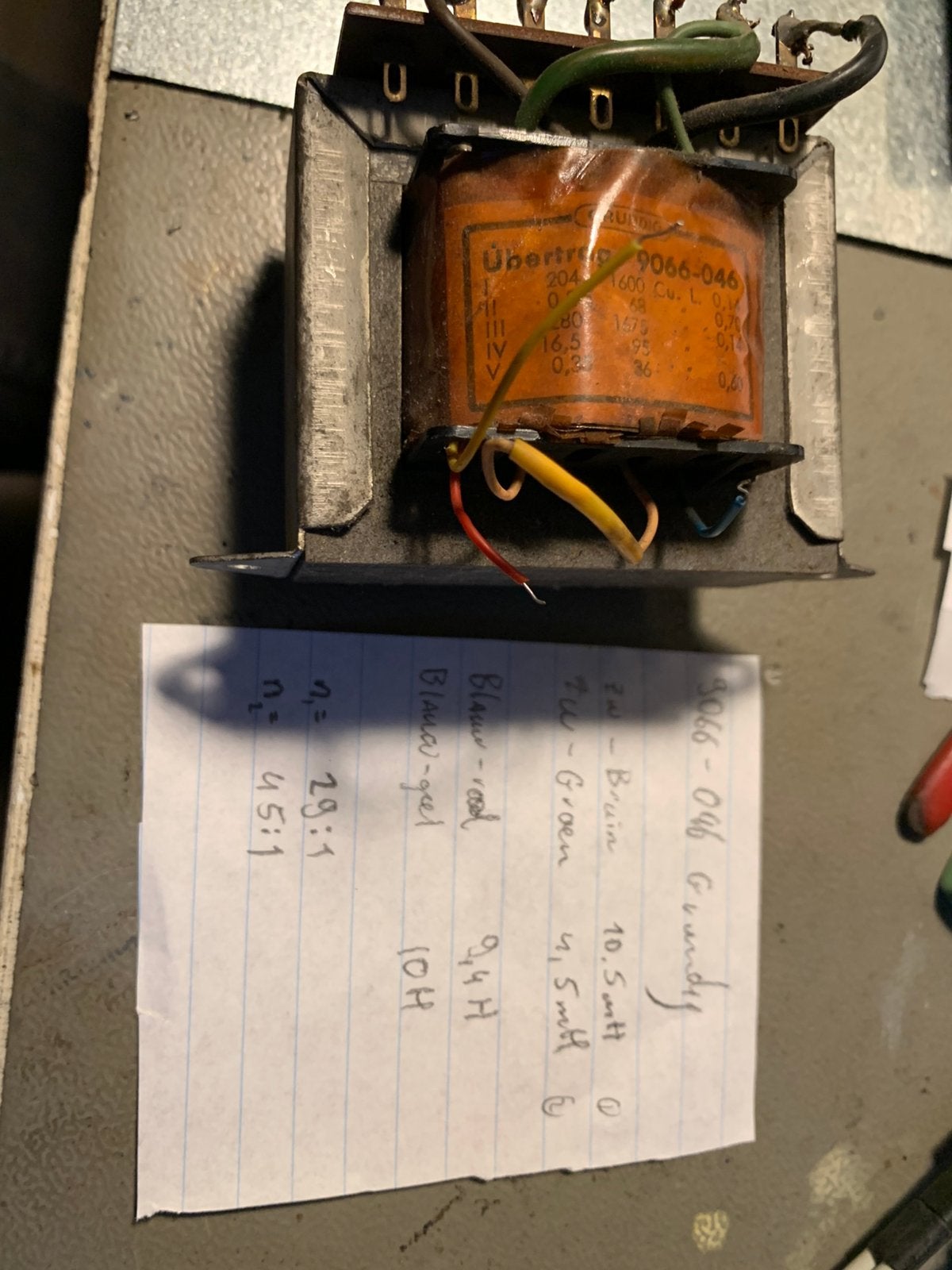 Grundig uitgangstrafo voor 6W EL84 eindtrap, Ophalen of Verzenden