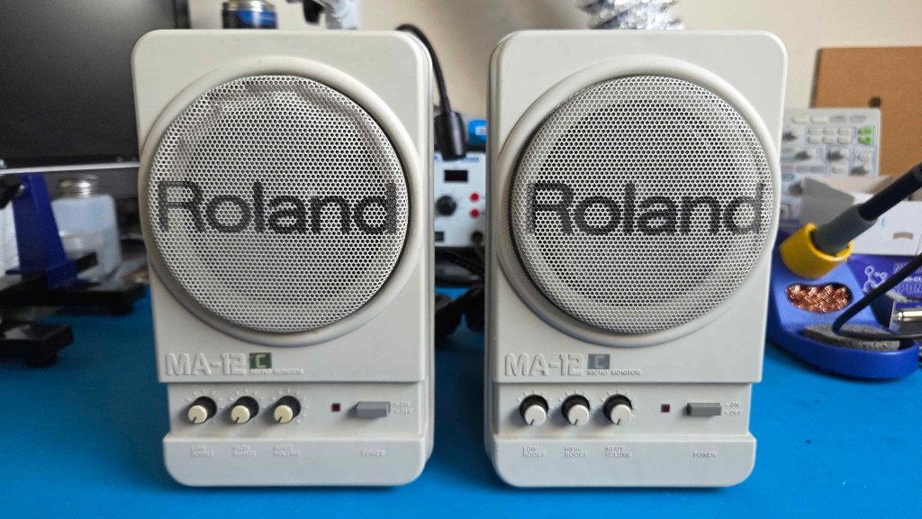 Roland MA-12c speakerset, Ophalen, Gebruikt, Audiokanaal 2, Roland