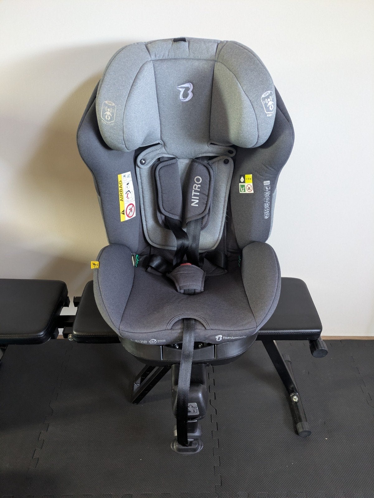 Autostoeltje Titaniumbaby Nitro 360 i-Size, Overige merken, Gebruikt, 15 t/m 36 kg, Ophalen of Verzenden