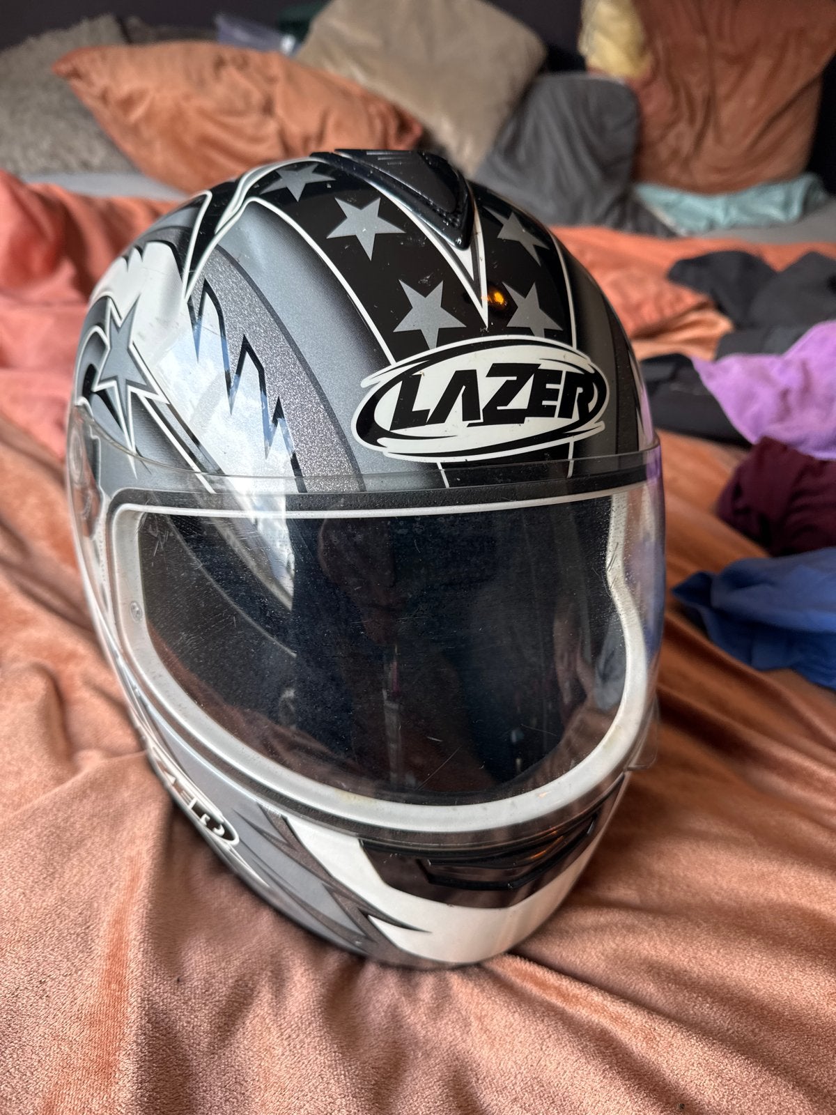 Lazer Vertigo Flash Motorhelm - Zo goed als nieuw!, Ophalen, Lazer, Heren, Integraalhelm