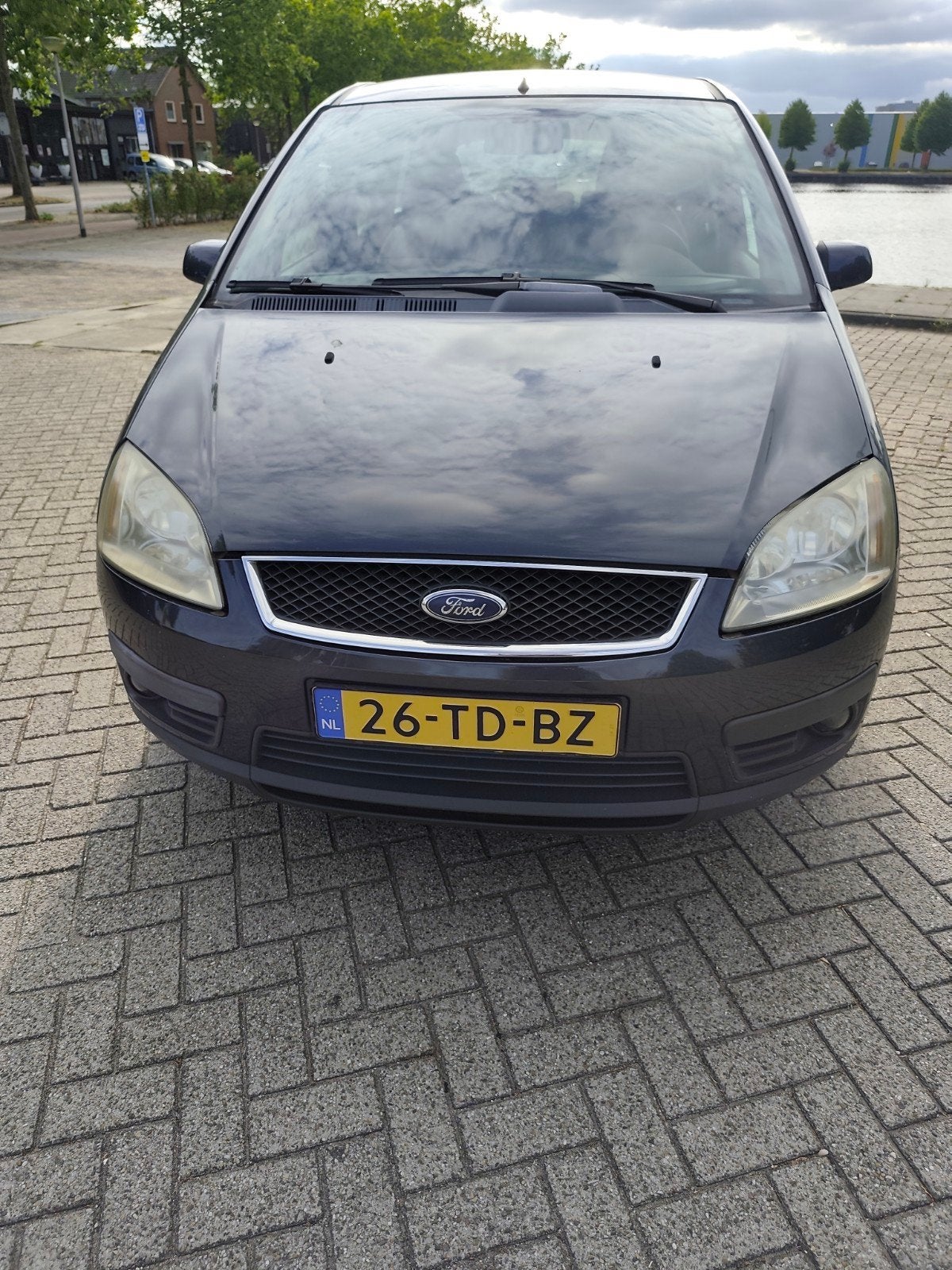 Ford C-Max 1.8 92KW 2006 Grijs, Auto's, Voorwielaandrijving, 125 pk, 4 cilinders, 1200 kg