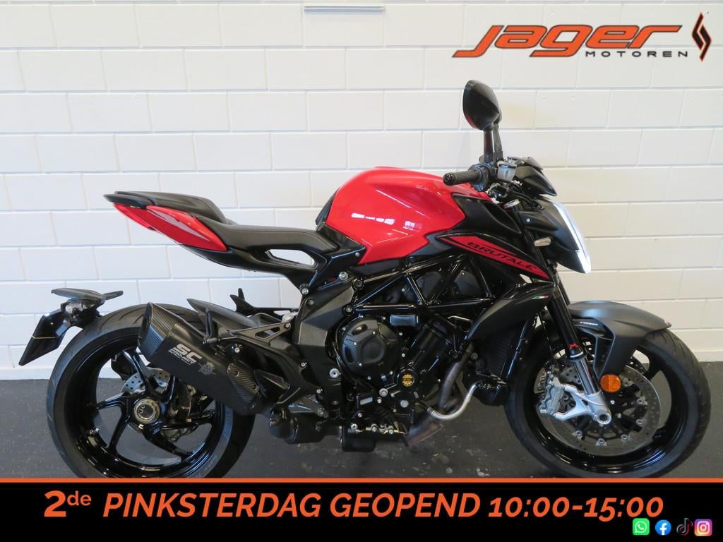 MV Agusta BRUTALE 800 NIEUWSTAAT HISTORIE (bj 2020), Motoren, Motoren | MV Agusta, Bedrijf, Meer dan 35 kW, 798 cc, Naked bike