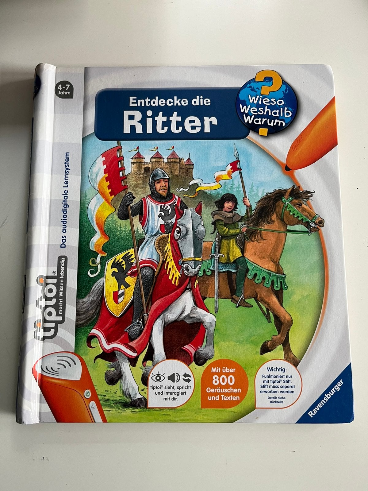 Tiptoi de werld van de ridders duits, Ophalen of Verzenden, Zo goed als nieuw