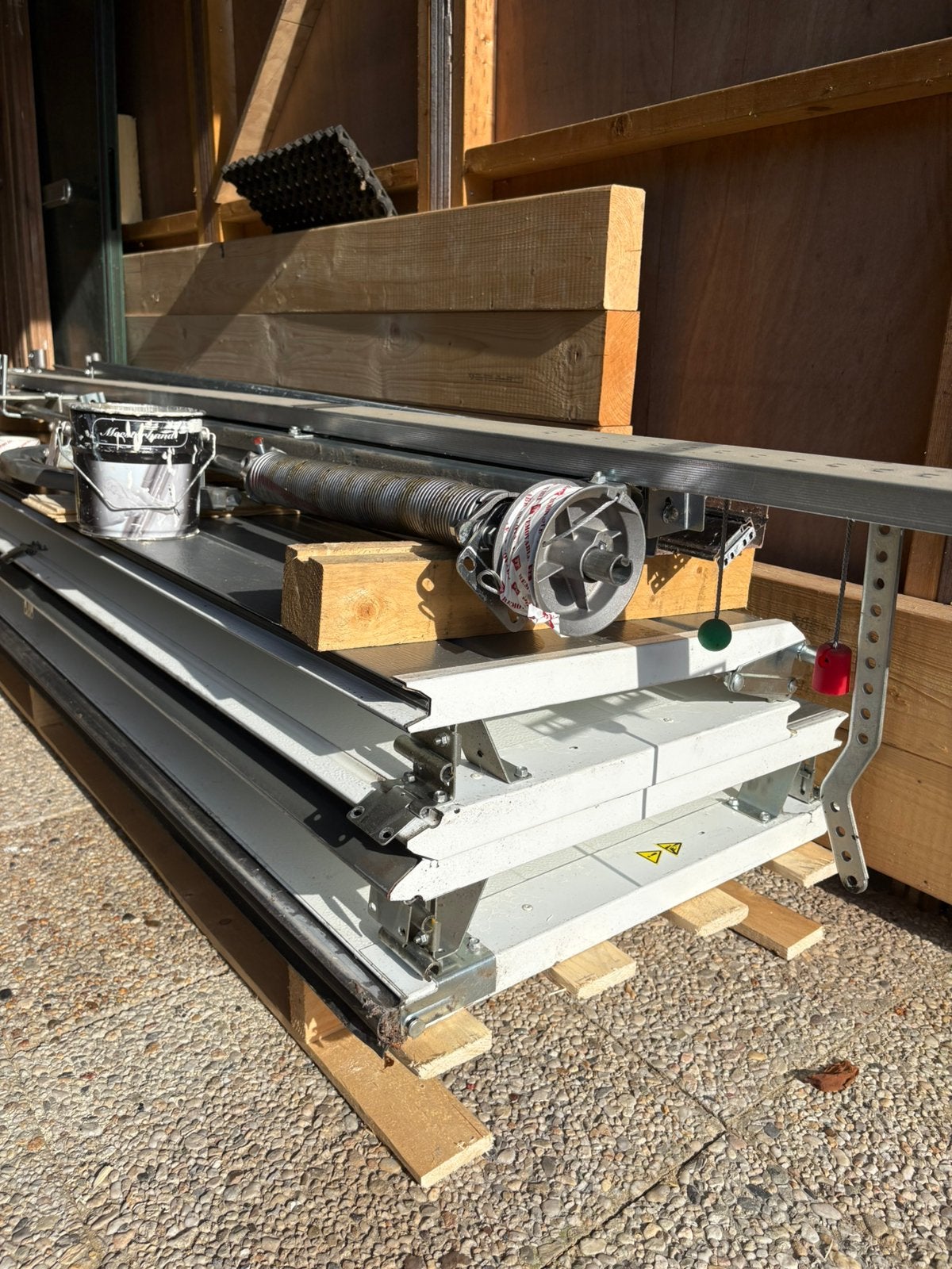 Elektronische garagedeur, Ophalen, Garagedeur, Zo goed als nieuw, 120 cm of meer