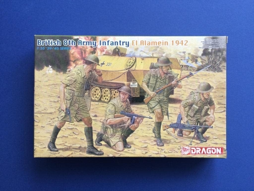 DRAGON 6390 British 8th Army Infantry El Alamein 1942 1/35, Verzenden, Nieuw, 1:35 tot 1:50