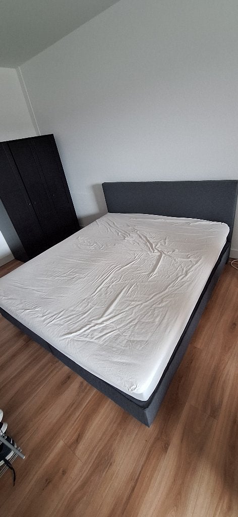 bed Boxcombinatie Alta 6-delig - donkergrijs - 180x200cm, Huis en Inrichting, Ophalen, Tweepersoons, Zo goed als nieuw, 180 cm