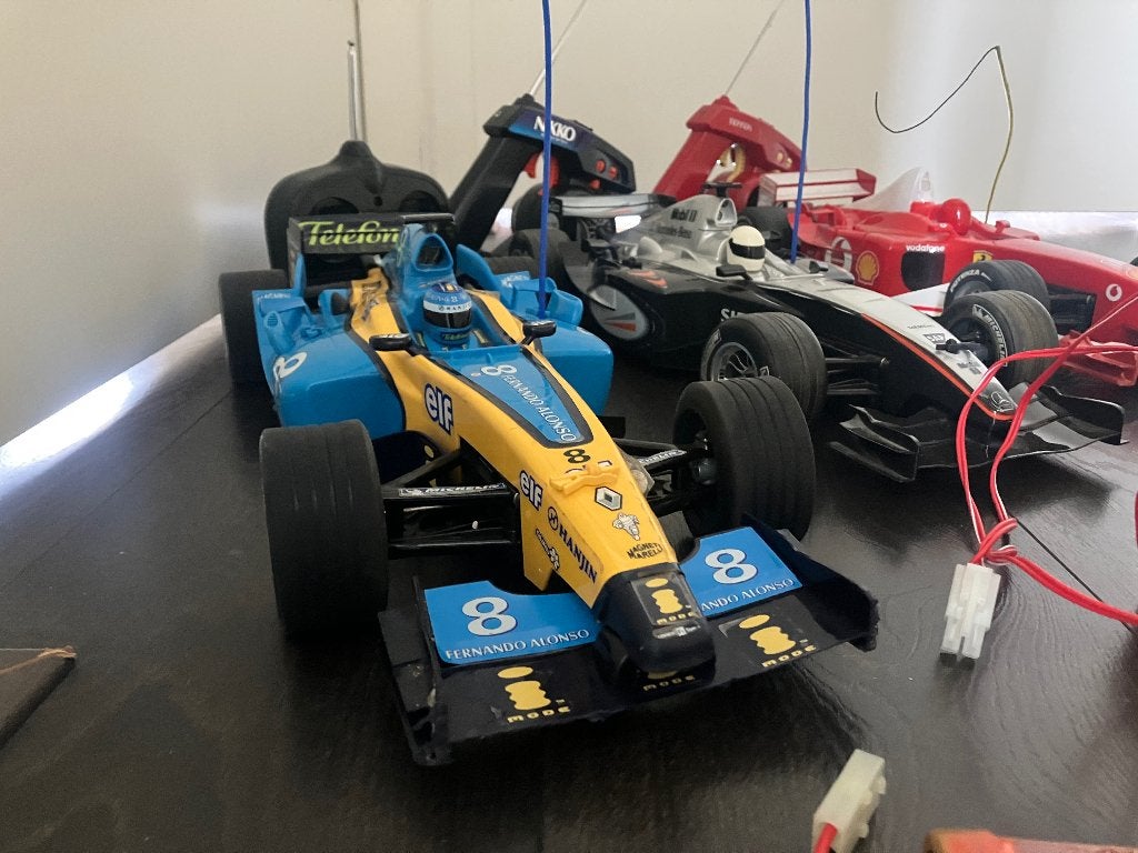 3 keer Nikko formule 1 schaal 1:10, Hobby en Vrije tijd, Elektro, Gebruikt, Ophalen of Verzenden, Schaal 1:10