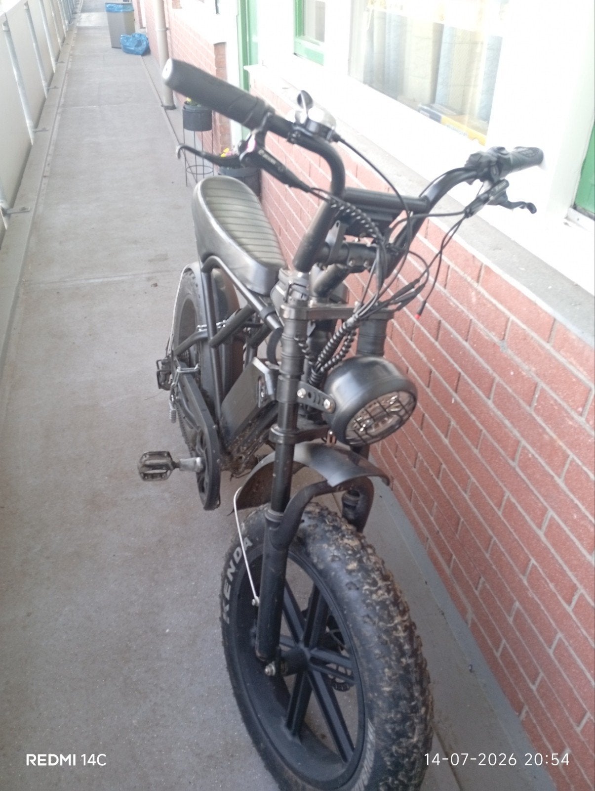 Stoere Fatbike E-bike met dikke banden, Fietsen en Brommers, Elektrische fietsen, Overige merken, Gebruikt, Ophalen of Verzenden