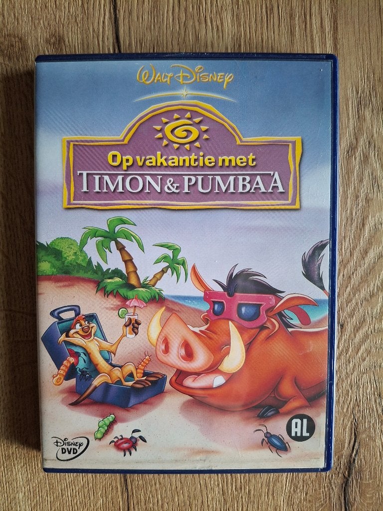 DVD Op vakantie met Timon en Pumbaa, Cd's en Dvd's, Europees, Gebruikt, Tekenfilm, Ophalen of Verzenden