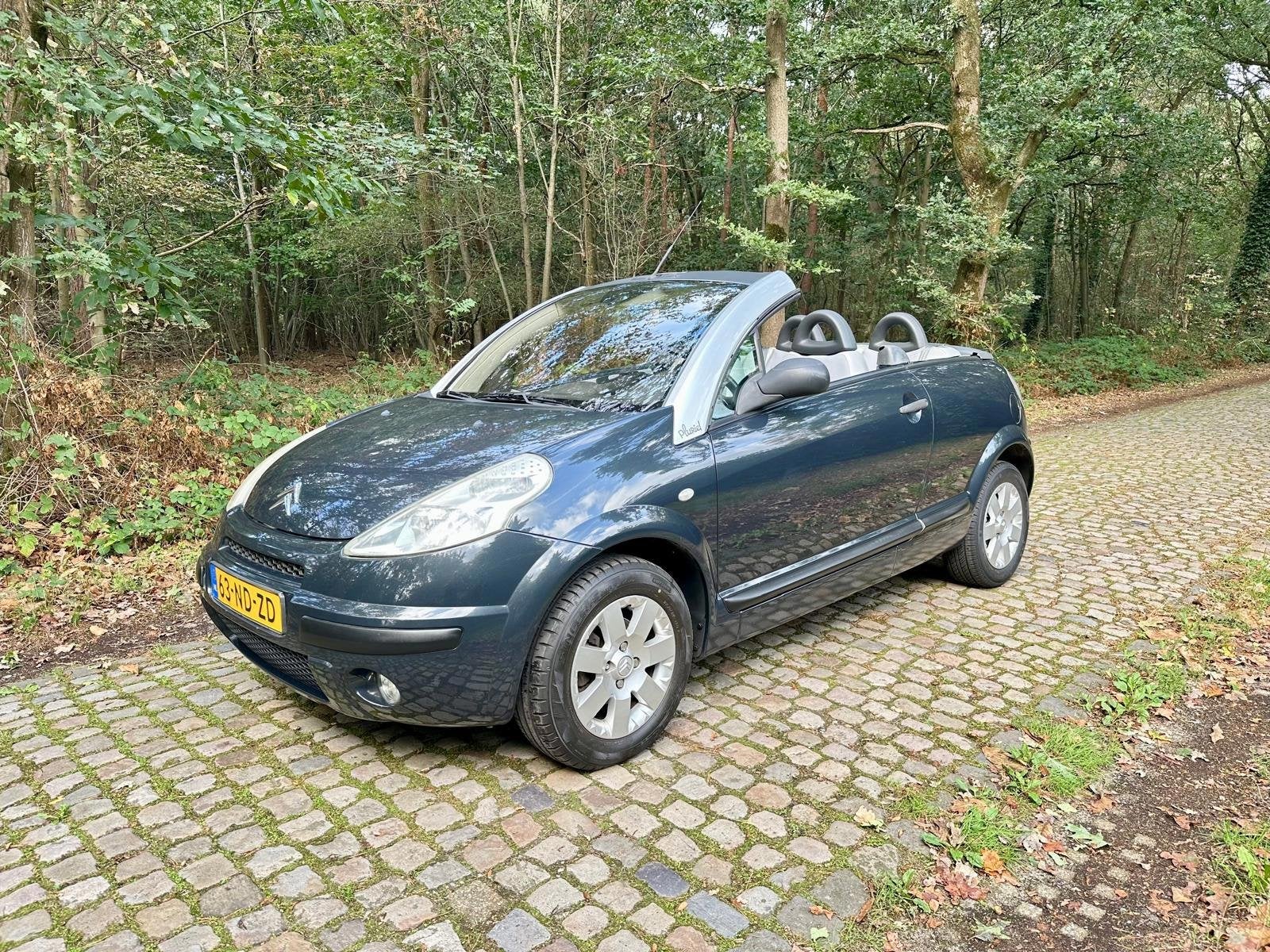 Citroen C3 Pluriel 1.6i-16V cabriolet 73443 kilometers autom, Gebruikt, 4 cilinders, Cabriolet, 4 stoelen
