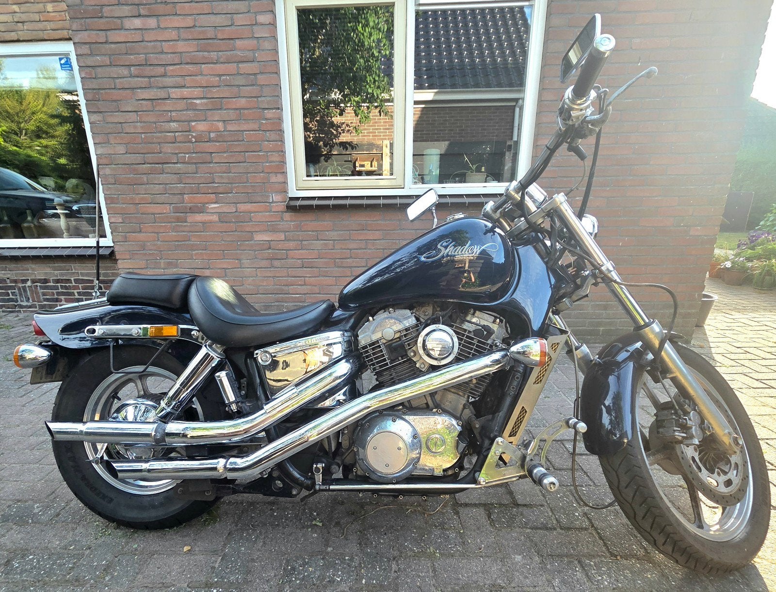 Honda Shadow VT 1100 chopper - Donkerblauw, Particulier, Chopper