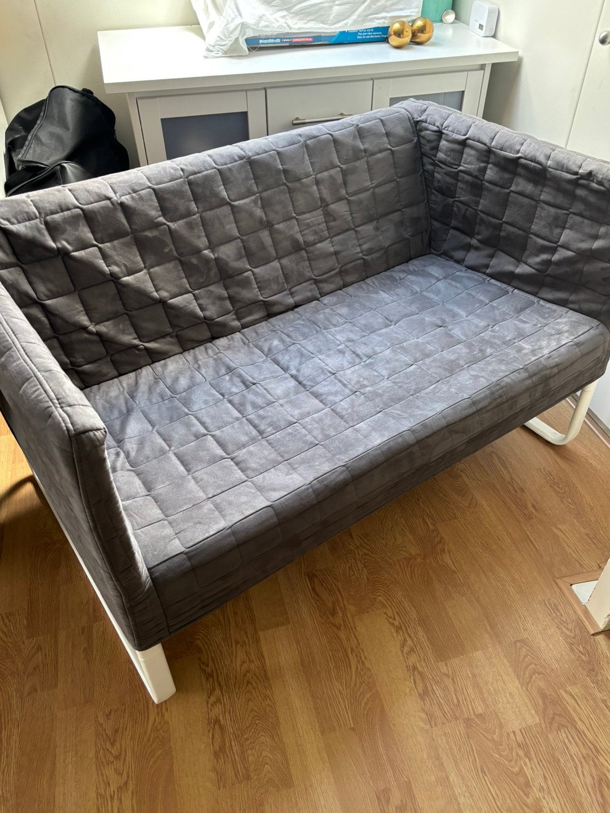 Te koop bankje, Huis en Inrichting, Tweepersoons, Zo goed als nieuw, 140 cm, 190 cm of minder