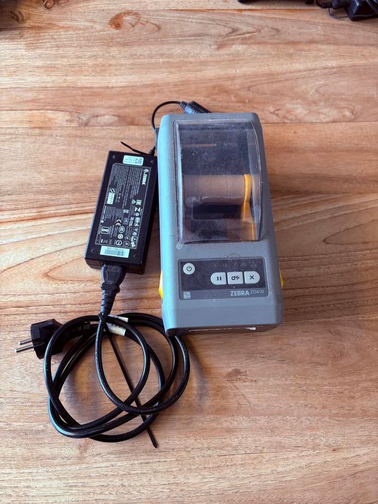 Zebra ZD410 Labelprinter - Compact en Efficiënt, Computers en Software, Labelprinters, Ophalen of Verzenden, Gebruikt, Etiket