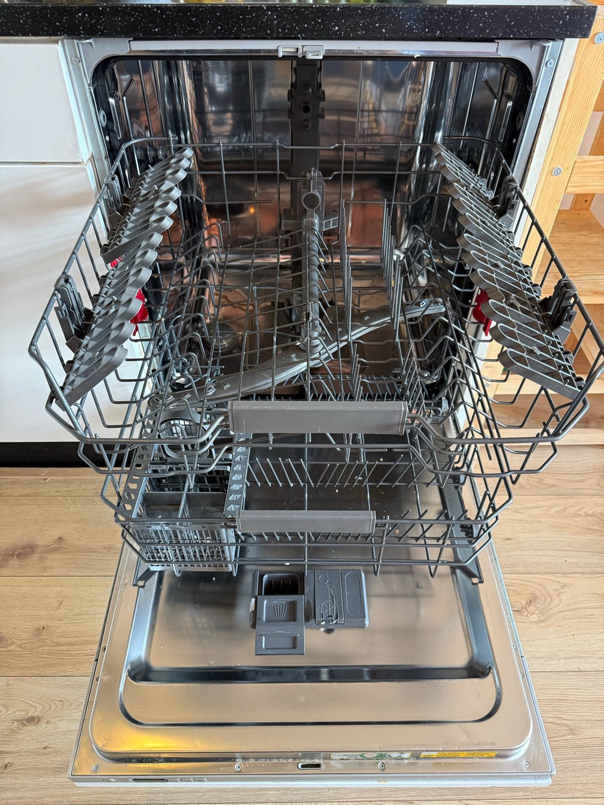 Whirlpool WKIC 3C26 Inbouw Vaatwasser gebruikt, Ophalen, Eco programma, Minder dan 10 liter, Zo goed als nieuw