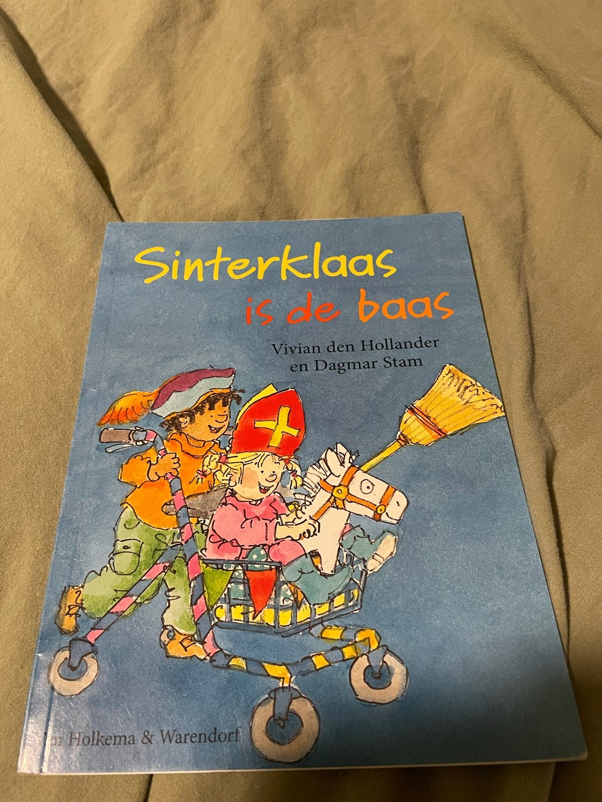 Sinterklaas is de baas - Vivian den Hollander, Ophalen of Verzenden, Zo goed als nieuw, Sprookjes