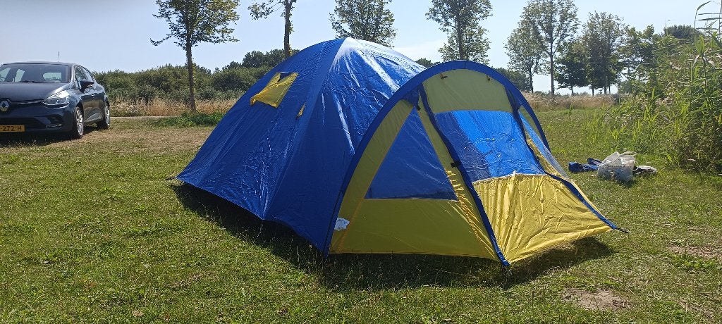 3 pers LUIFELTENT, (340x210) NIEUW 35 euro, Ophalen of Verzenden, Nieuw, Tot en met 3