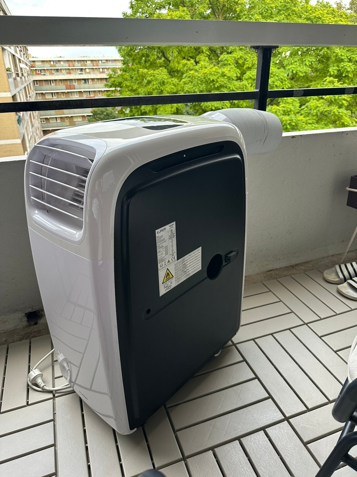 Mobiele airco Eurom Coolperfect 180 wifi 18.000 BTU, Witgoed en Apparatuur, Airco's, Ophalen, 3 snelheden of meer, Zo goed als nieuw