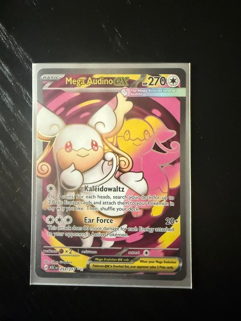MEGA audino EX , nummer 253/217. ASCENTED HEROES, Ophalen of Verzenden, Nieuw