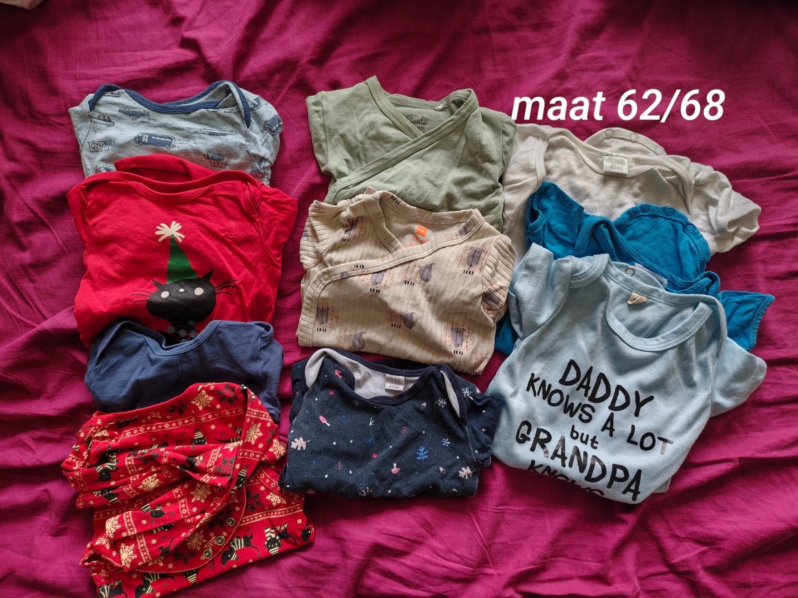 rompertjes 62/68, Ophalen of Verzenden, Jongetje of Meisje, Nacht- of Onderkleding