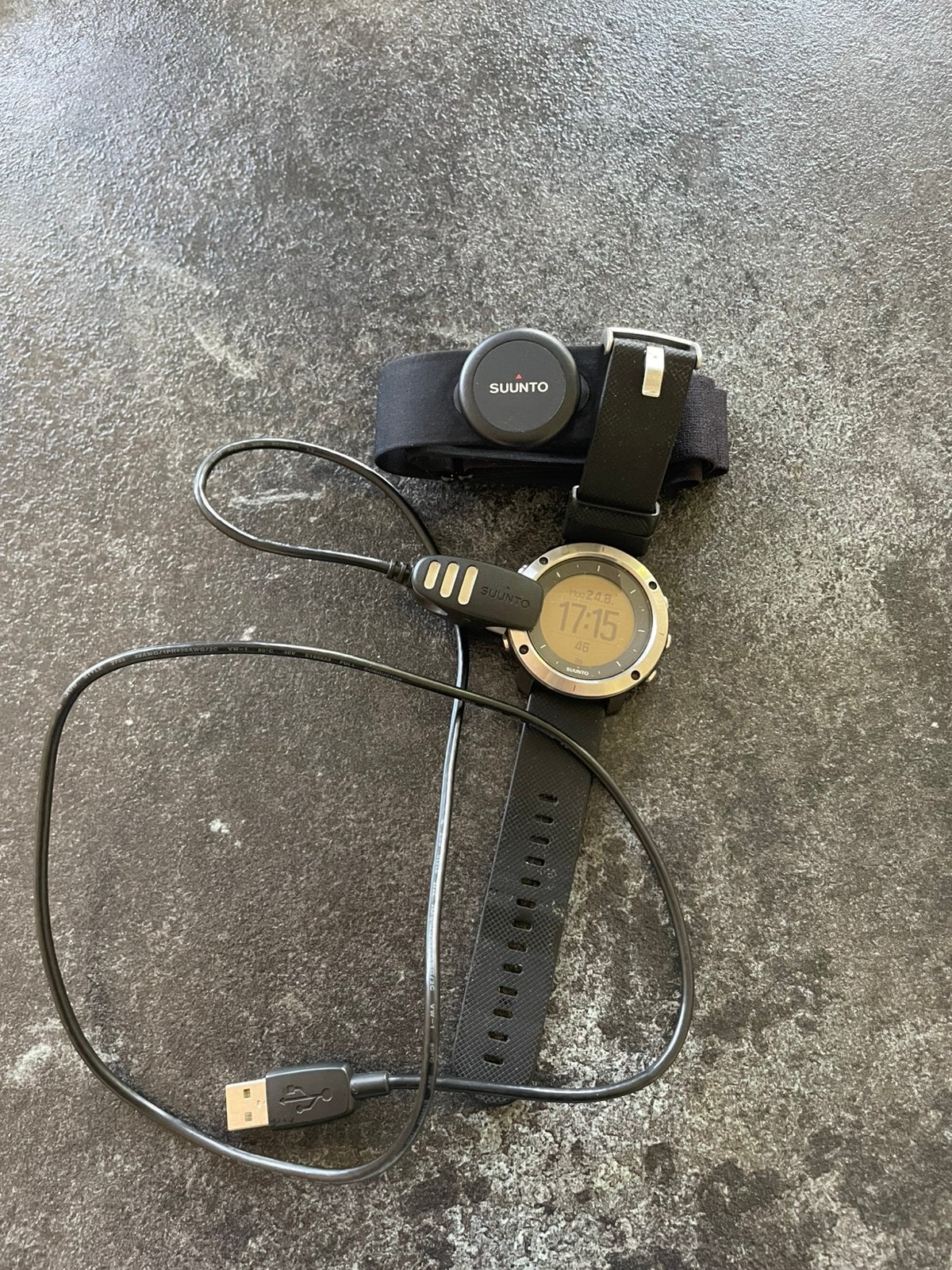 Suunto Traverse GPS-horloge + hartslagband, Gebruikt, Zwart, Ophalen of Verzenden, Waterdicht