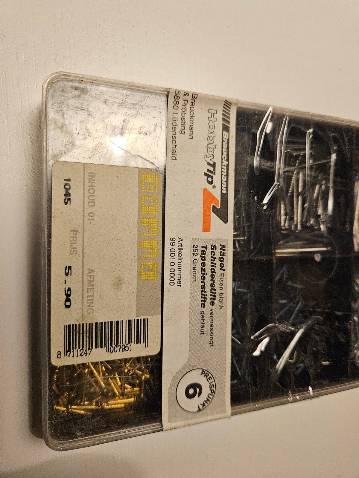 Brauckmann HobbyTip Spijkers en Schilderstiften Assortiment, Ophalen of Verzenden, Gebruikt, Minder dan 50 mm, Spijkers